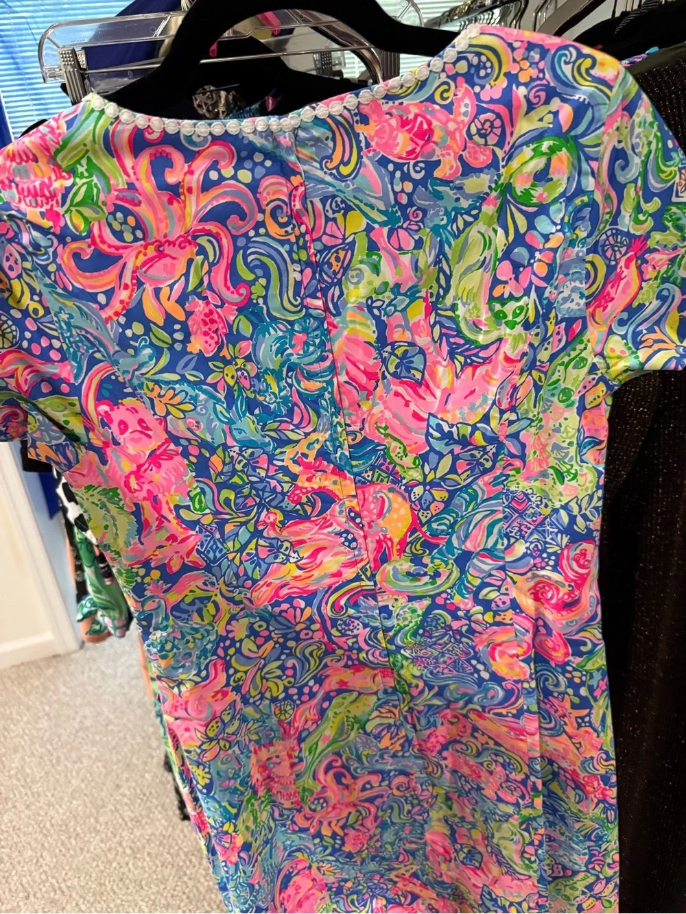 Lilly Pulitzer Coralynn Shift Dress in the "Multi Pop Up 60 Animals" print - Picture 6 of 9